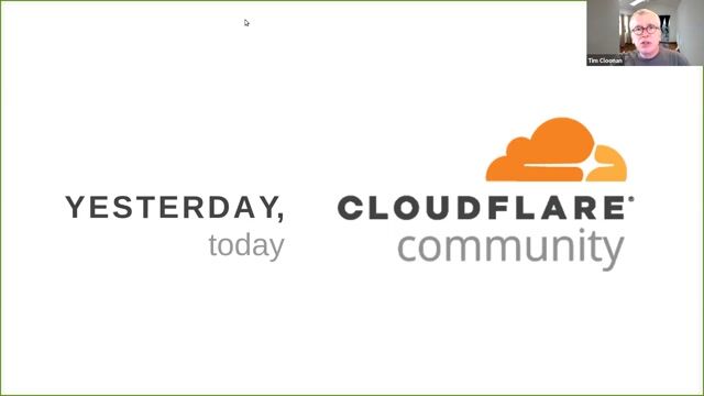 Thumbnail image for video "Yesterday, Today on the Cloudflare Community"