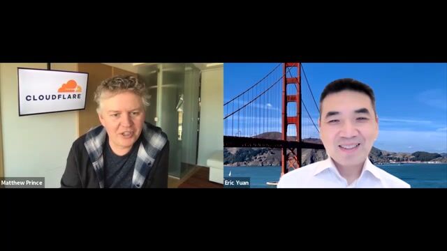 Thumbnail image for video "Eric Yuan & Matthew Prince Fireside Chat"