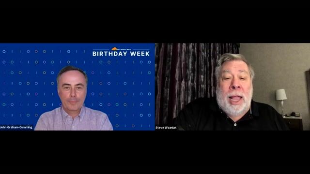 Thumbnail image for video "🎂 Steve Wozniak & John Graham-Cumming Fireside Chat"