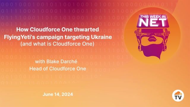 Thumbnail image for video "How Cloudforce One thwarted FlyingYeti's campaign targeting Ukraine (and what is Cloudforce One)"