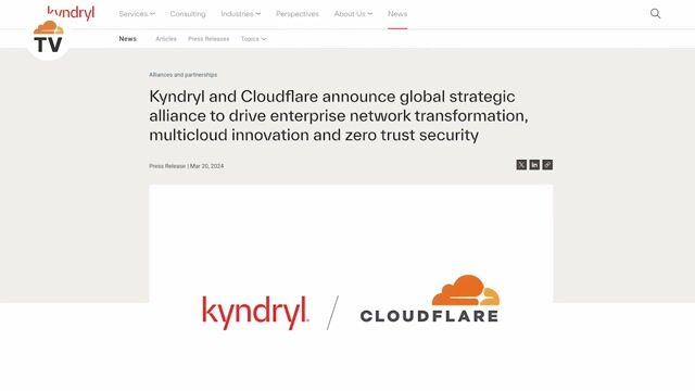 Thumbnail image for video "Strategic Alliance with Kyndryl"