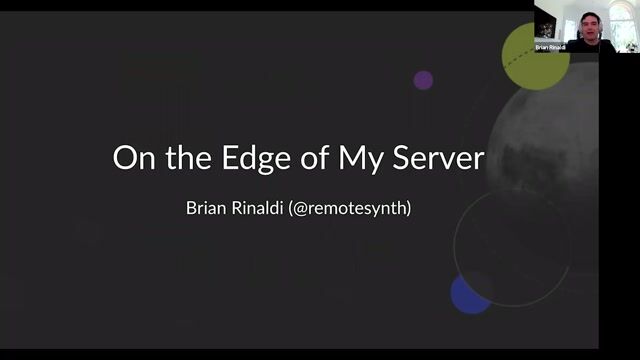 Thumbnail image for video "🏗 On the Edge of My Server"