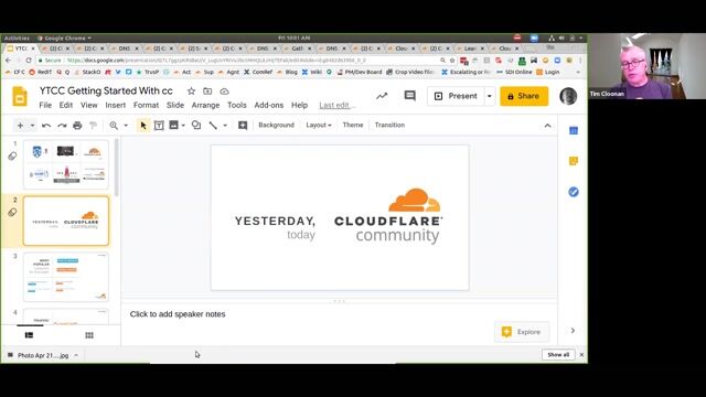 Thumbnail image for video "Yesterday, Today on the Cloudflare Community"