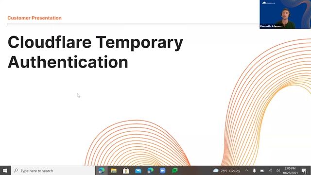 Thumbnail image for video "Temporary Authentication for external users and sensitive applications with Cloudflare Access "