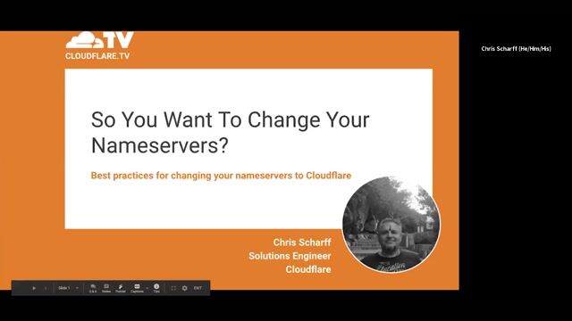 Thumbnail image for video "So You Want to Change Your Nameservers"